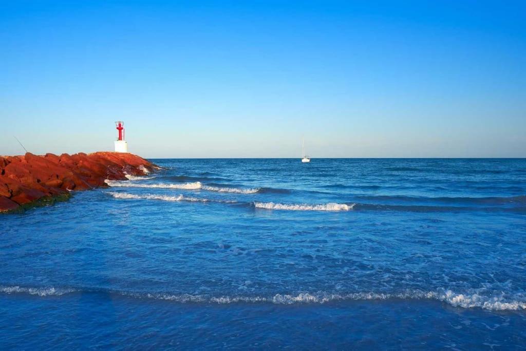 La Llar45 , Relajate Junto Al Mar Appartement Playa Pobla de Farnals Buitenkant foto