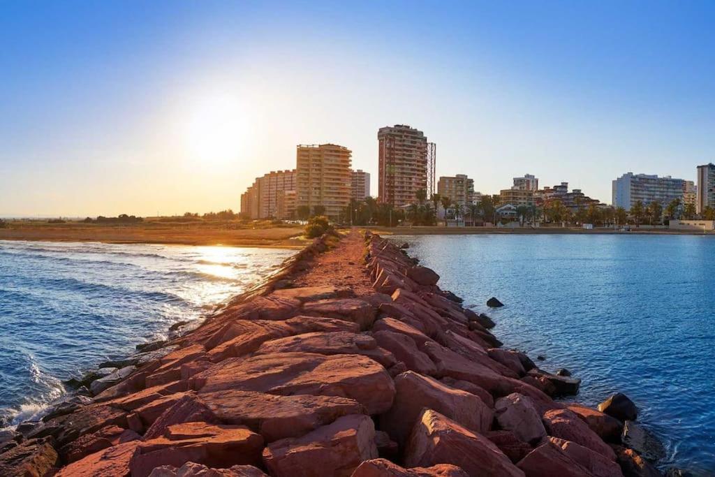 La Llar45 , Relajate Junto Al Mar Appartement Playa Pobla de Farnals Buitenkant foto