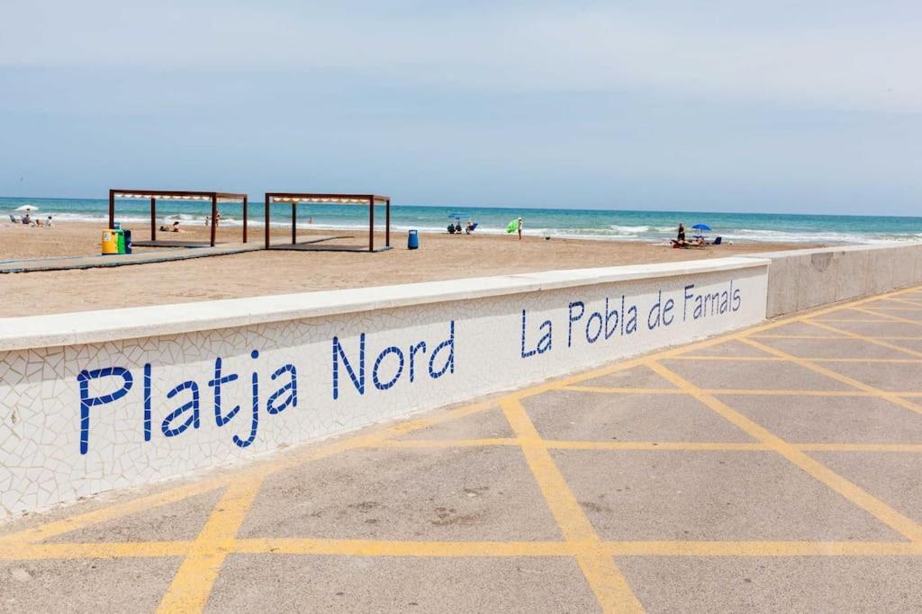 La Llar45 , Relajate Junto Al Mar Appartement Playa Pobla de Farnals Buitenkant foto